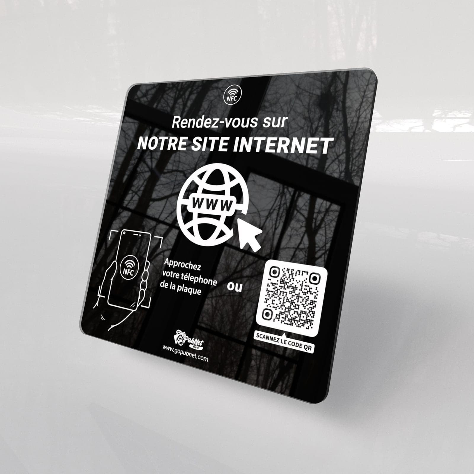 NFC Website Review Cards