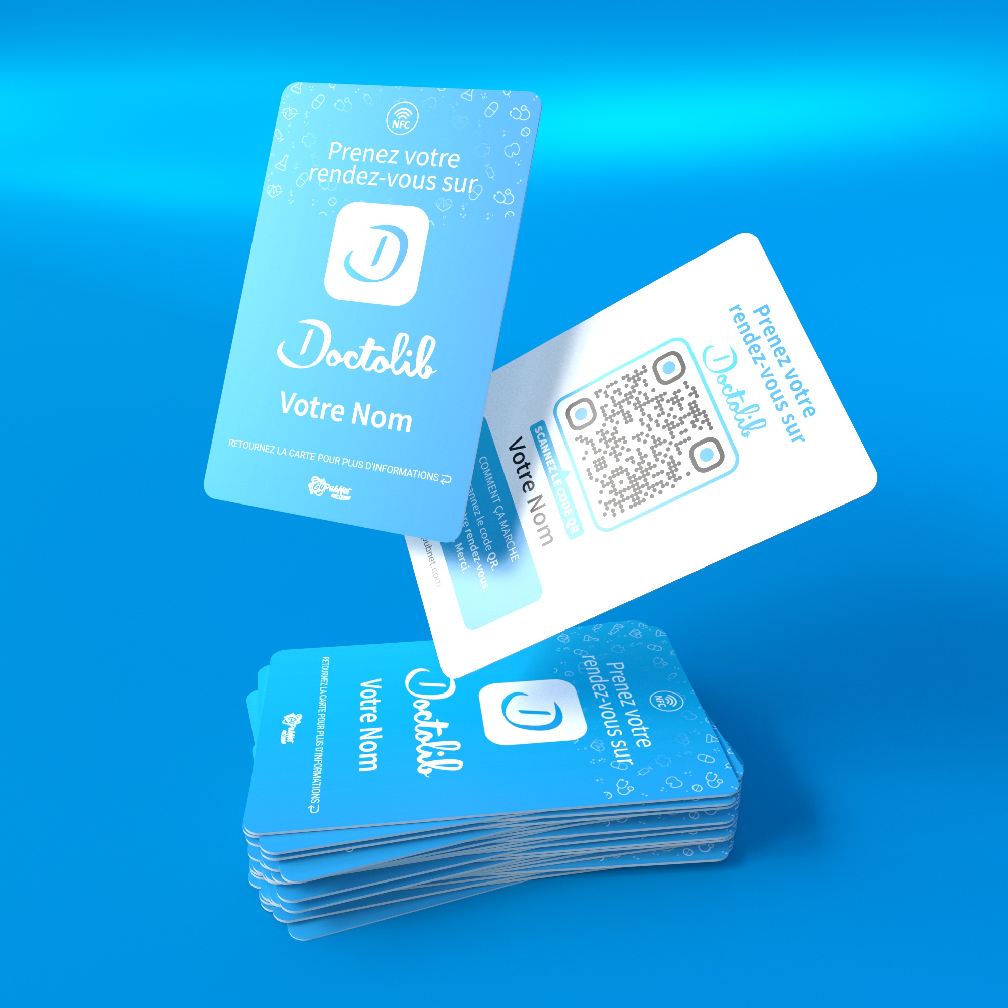 NFC Doctolib Review Cards