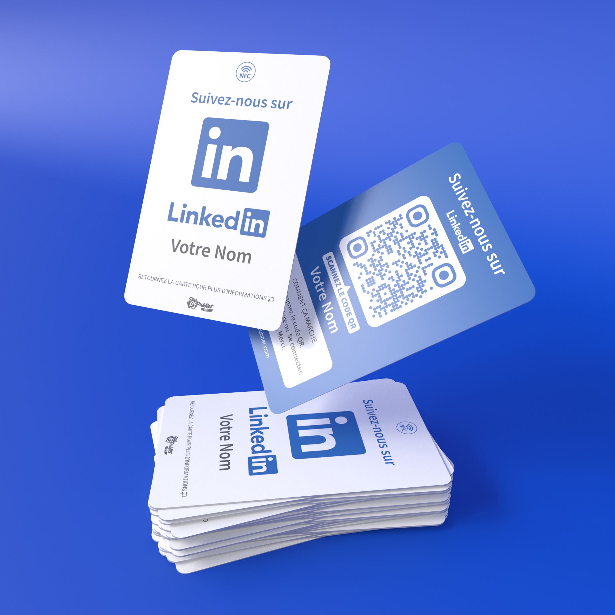 NFC LinkedIn Review Cards