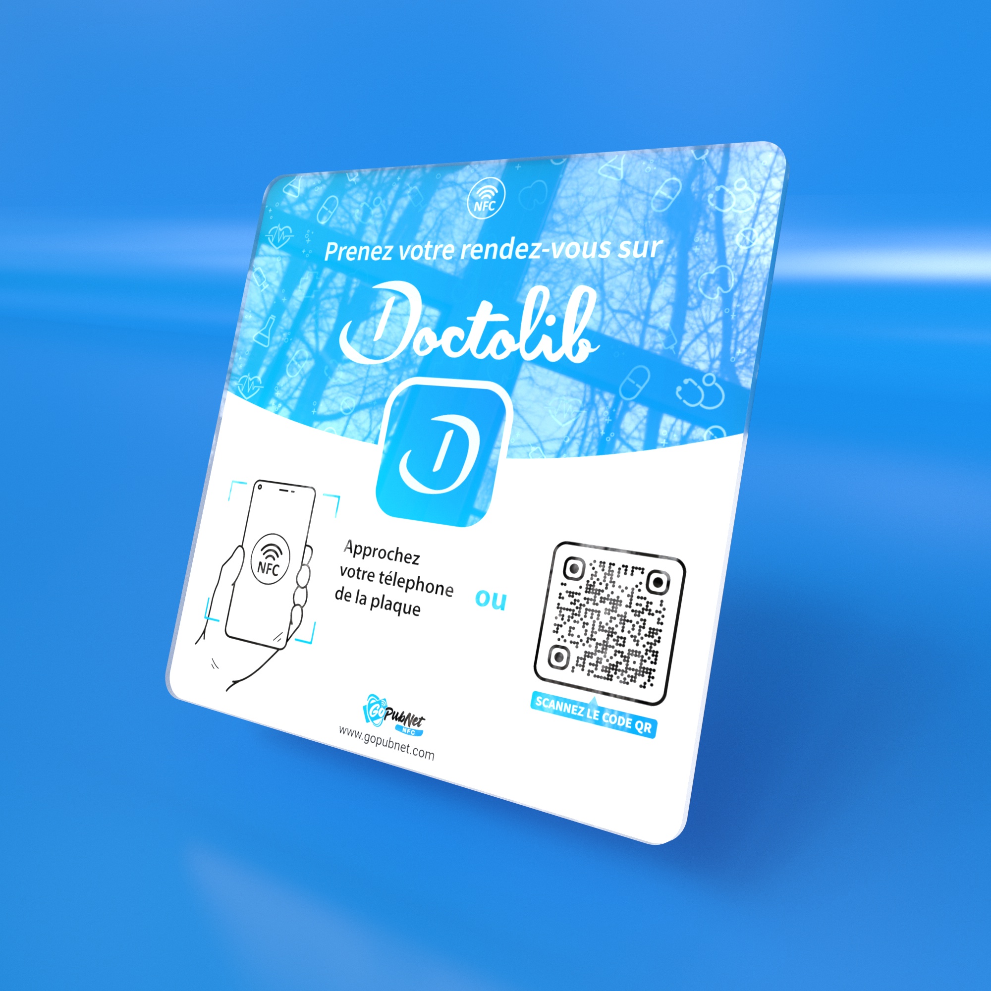 NFC Doctolib Review Cards